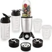 Cookwell-Bullet-Mixer-Grinder-5-Jar-3-Blade-Silver-1-Year-Warranty