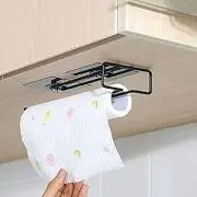 STOIQE-Self-Adhesive-Wall-Mounted-3-in-1-Multi-Functional-Kitchen-Rack-for-Towel-Holder-Tissue-Pape